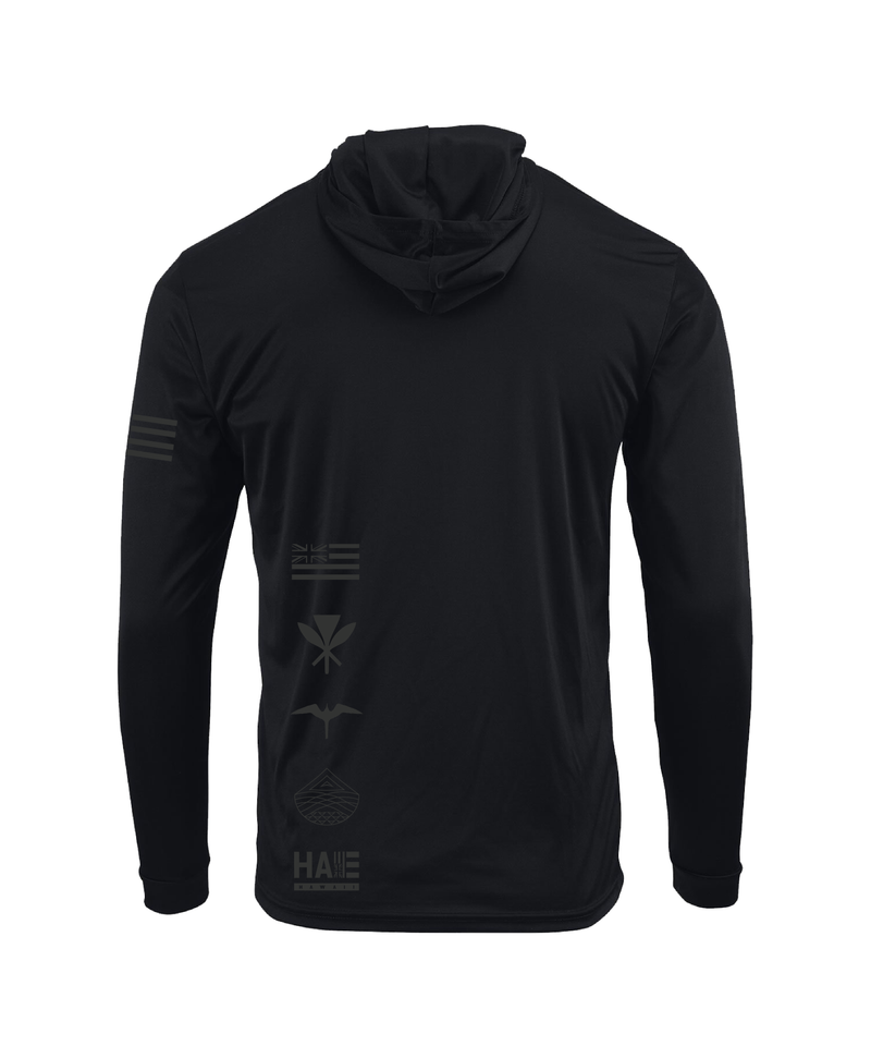 Live Pono Hooded Longsleeve Drifit Black