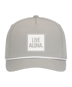 Live Aloha Grey Trucker Hat