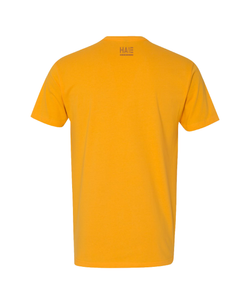 HULA is LIFE T-Shirt Ochre Yellow Heather