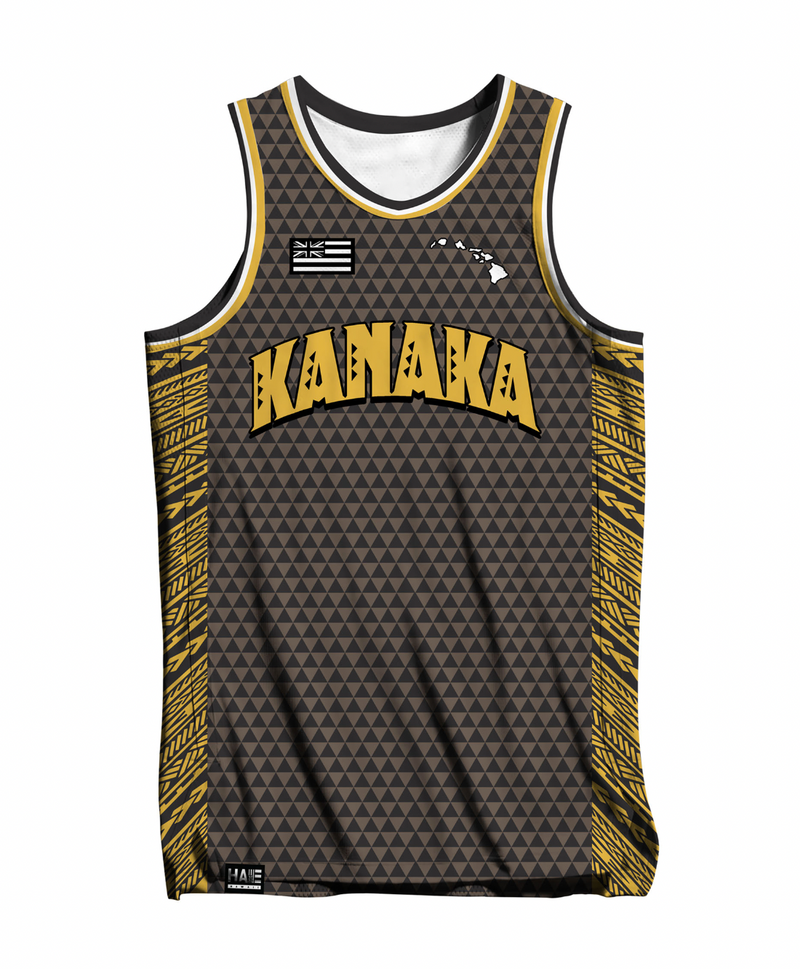 Kanaka Men's Jersey Tank Brown