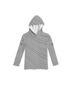 Kakau Gray Toddler Hooded Long Sleeve Drifit