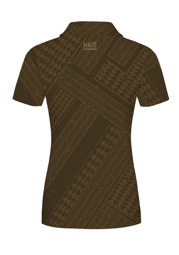 Ulana Wahine Anywhere Polo Brown