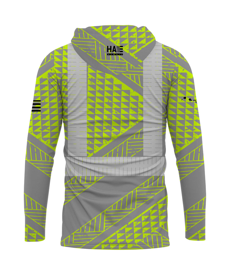 Ulana Reflective Hooded Longsleeve Drifit Neon Gray