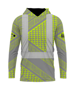 Ulana Reflective Hooded Longsleeve Drifit Neon Gray