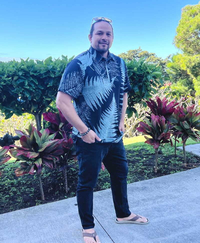 Kāne Pullover Palapalai – Hae Hawaii