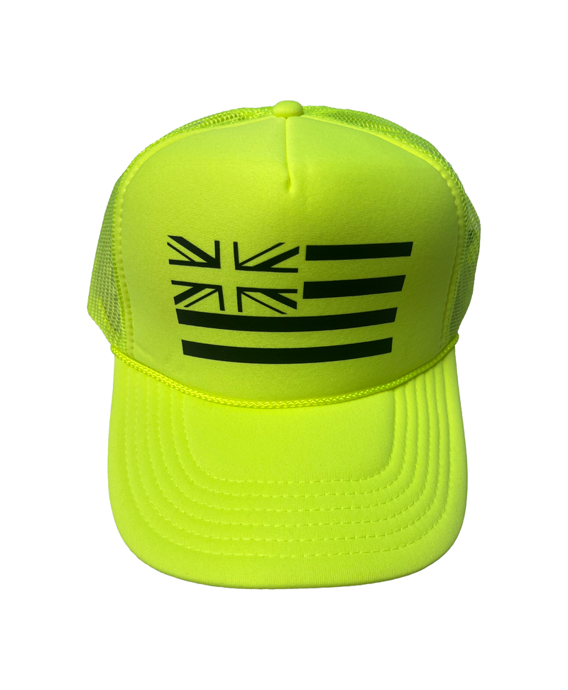 Hae Hawaii Safety Green Trucker Hat