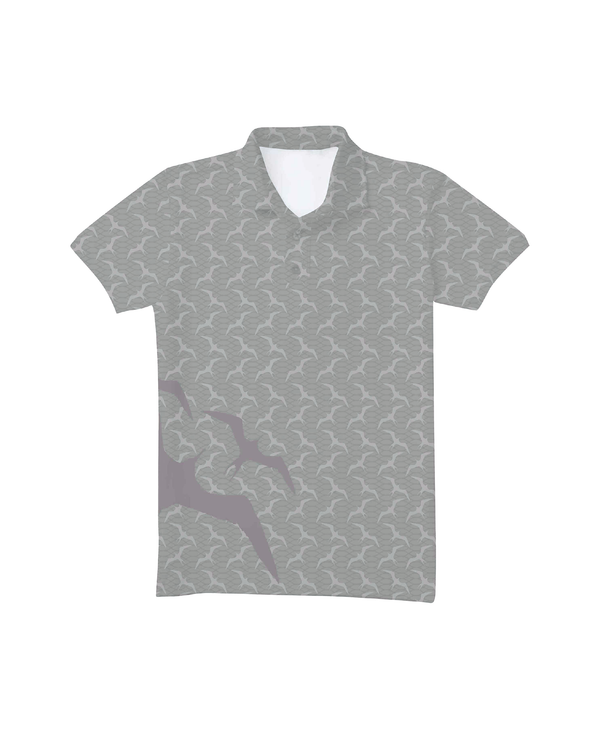 Nā 'Iwa Anywhere Youth Polo Greige