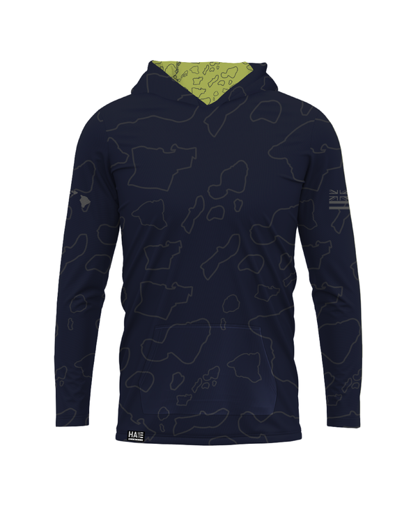 Namoku Hooded Longsleeve Drifit Navy