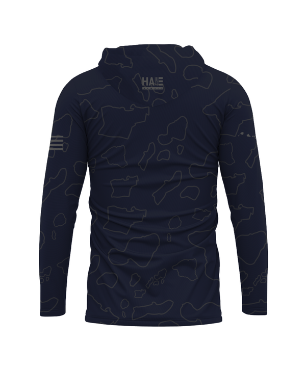 Namoku Hooded Longsleeve Drifit Navy