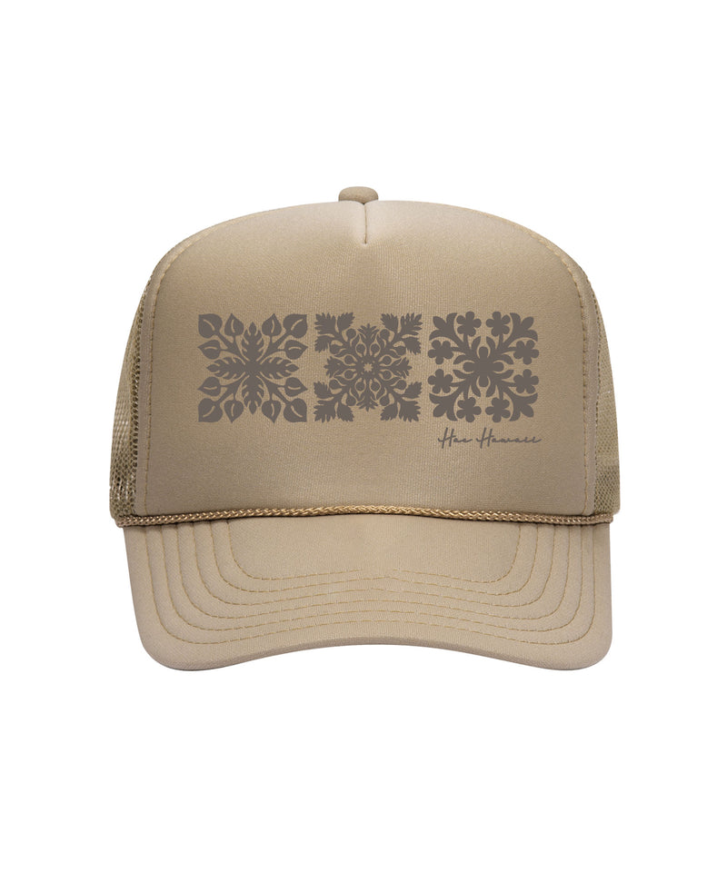 Kapa Kuiki Trucker Hat Khaki