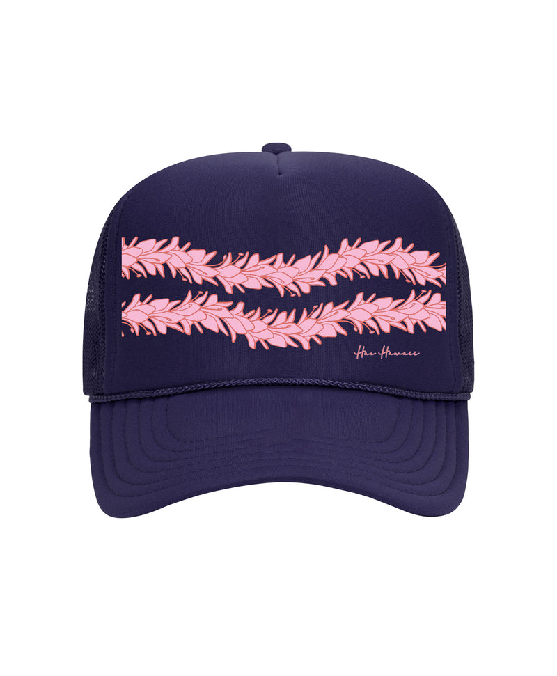 Lei Awapuhi Trucker Hat Purple