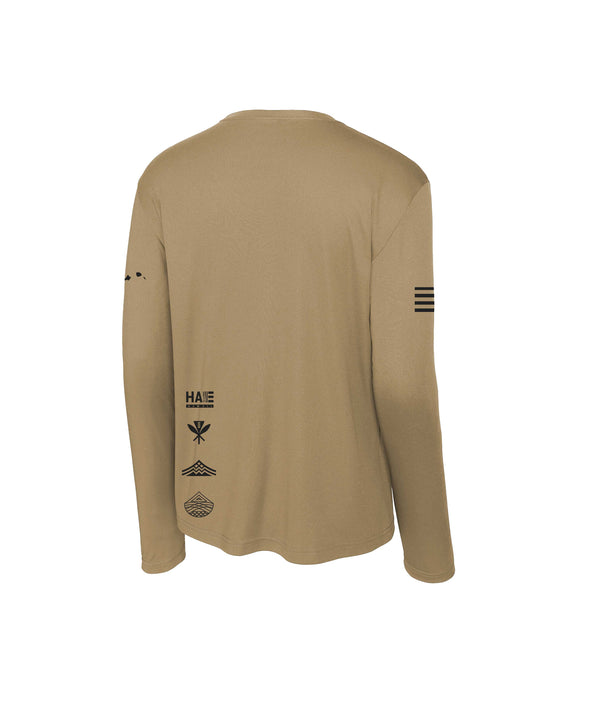 Aloha 'Āina Longsleeve Drifit Coyote Brown