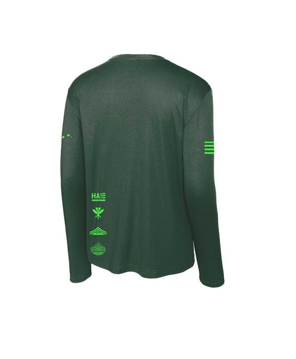 Aloha 'Āina Longsleeve Drifit Forest Green