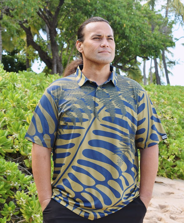 Palapalai Anywhere Polo Olive Green