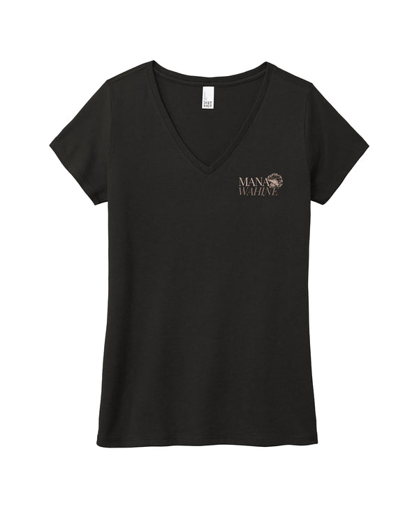 Mana Wahine Lehua V-Neck Tee
