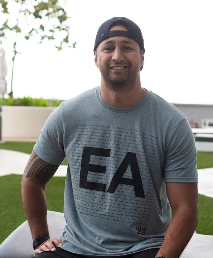 Ea T-Shirt Flint Blue Heather