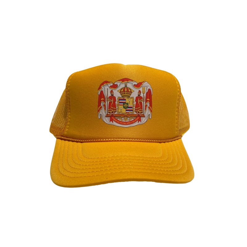 Coat of Arms Yellow Trucker Hat