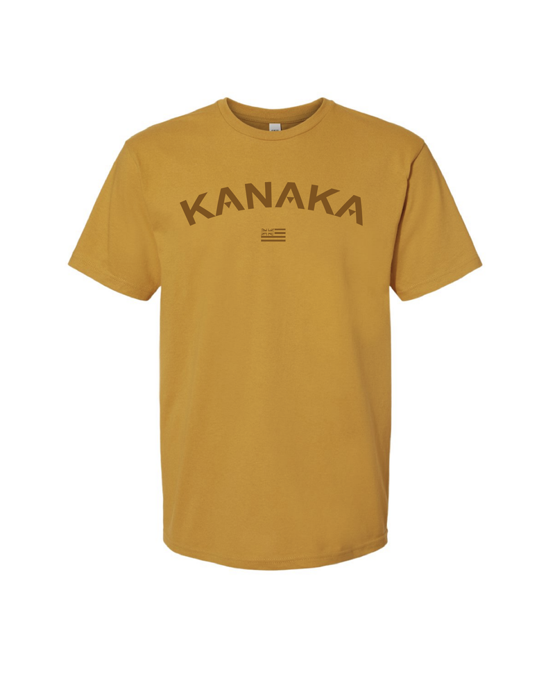Kanaka Arch T-Shirt Mustard