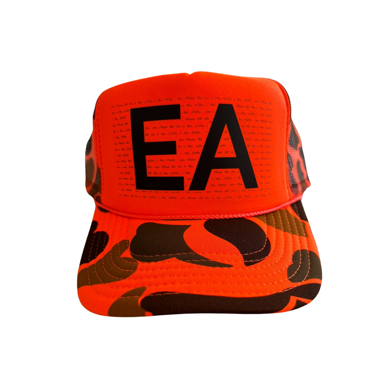 EA Trucker Hat Safety Orange