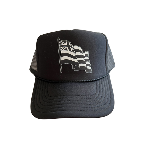 Hae Hawaii Black & White Trucker Hat