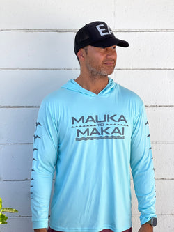 Mauka to Makai Hooded Long Sleeve Drifit