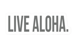 Live Aloha Decal